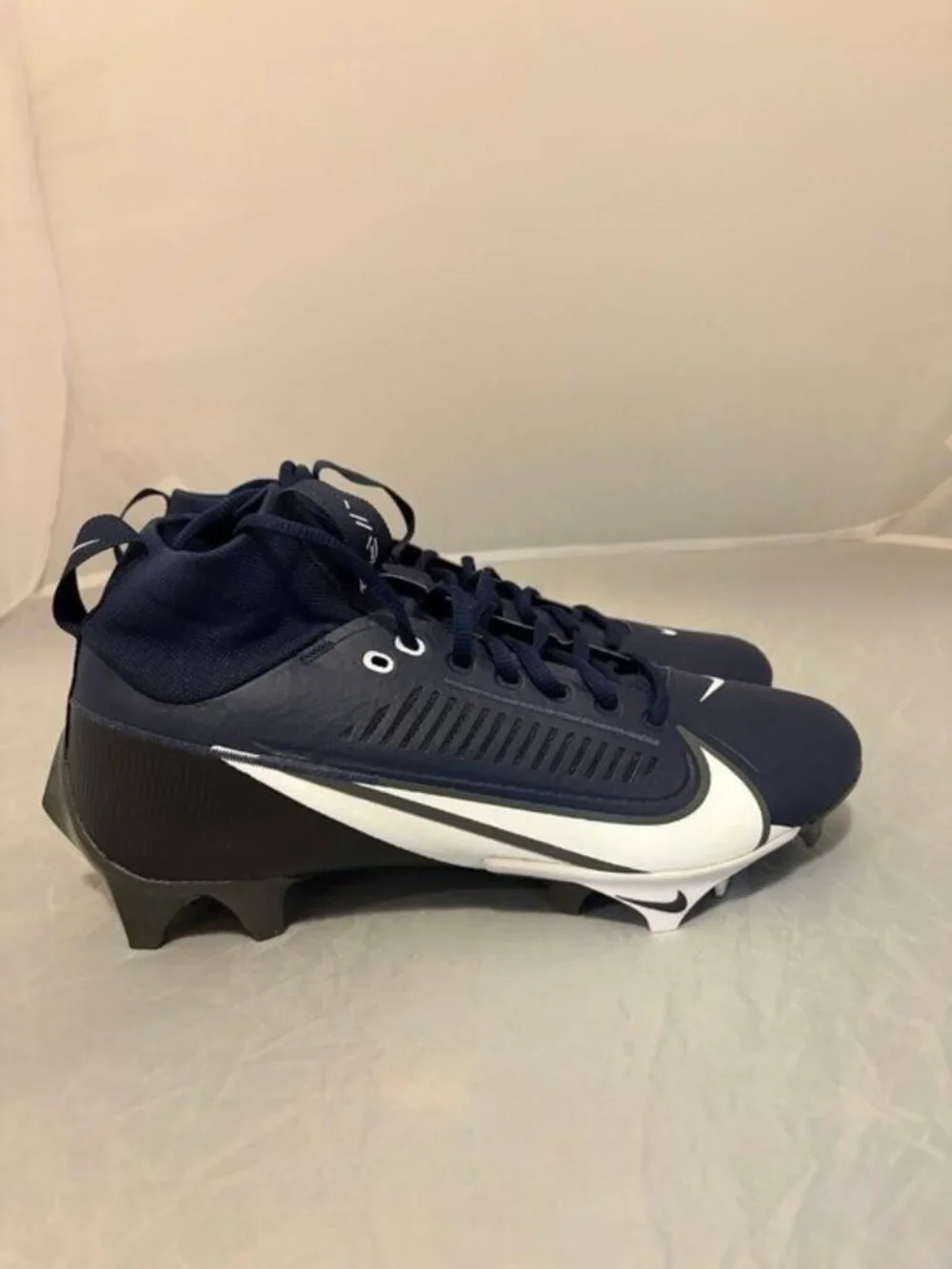 Nike Vapor Edge Pro 360 2 TB promo college navy football cleats sz 9 FN7759 400